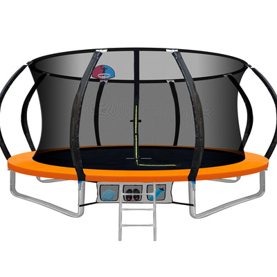 14FT round trampoline orange 