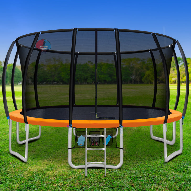 16Ft round trampoline with netting and padding 