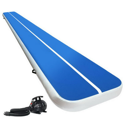 6m tumbling air track blue inflatable 