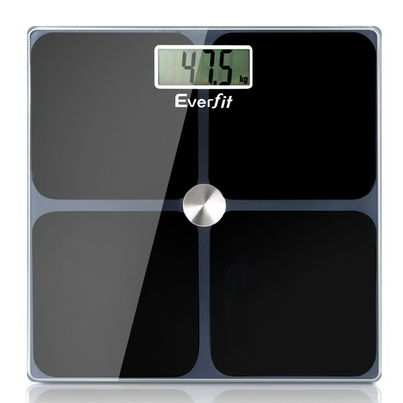 digital bathroom scales black 180kg