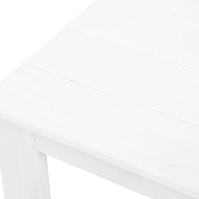 Gardeon Coffee Side Table Wooden Desk Outdoor Furniture Camping Garden White