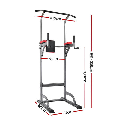 Everfit Weight Bench Chin Up Tower Bench Press Home Gym Wokout 200kg Capacity