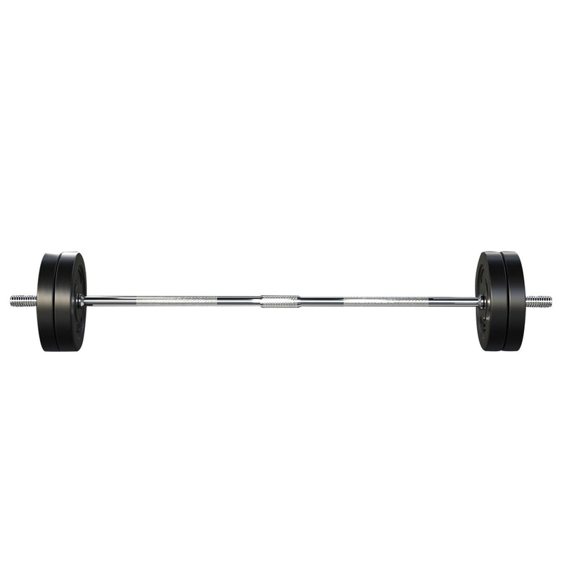 Everfit 48kg Barbell Set Weight Plates Bar Lifting Bench 168cm