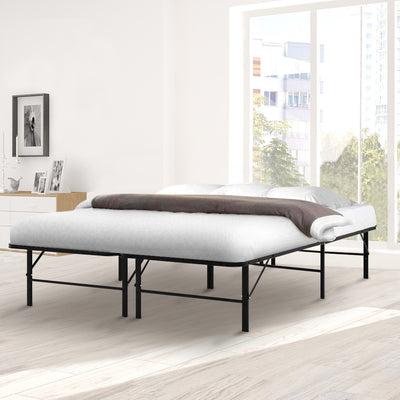 Artiss Folding Bed Frame Metal Base - Double