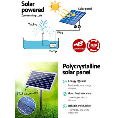 Gardeon Solar Pond Pump 6.6FT