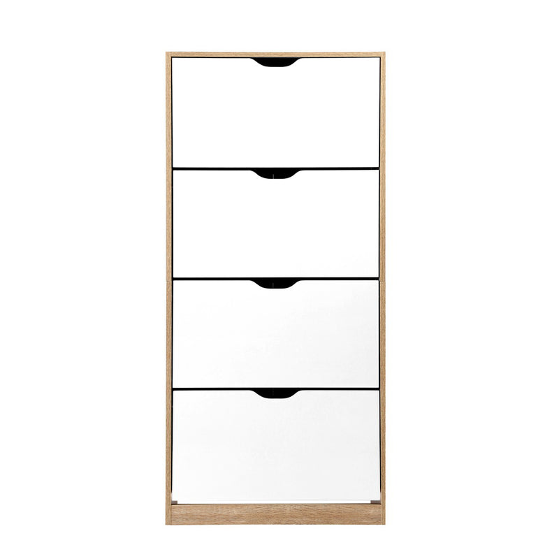 Artiss 48 Pairs Shoe Cabinet Rack Organiser Storage Shelf Wooden