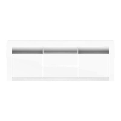 Artiss Entertainment Unit TV Cabinet LED 160cm White Anna