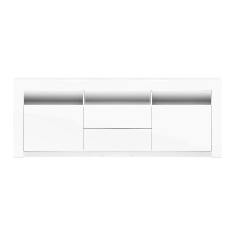 Artiss Entertainment Unit TV Cabinet LED 160cm White Anna