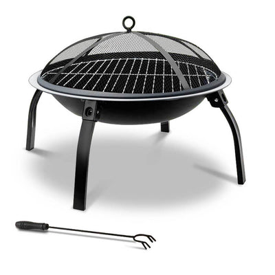 fire pit BBQ charcoal grill 30"