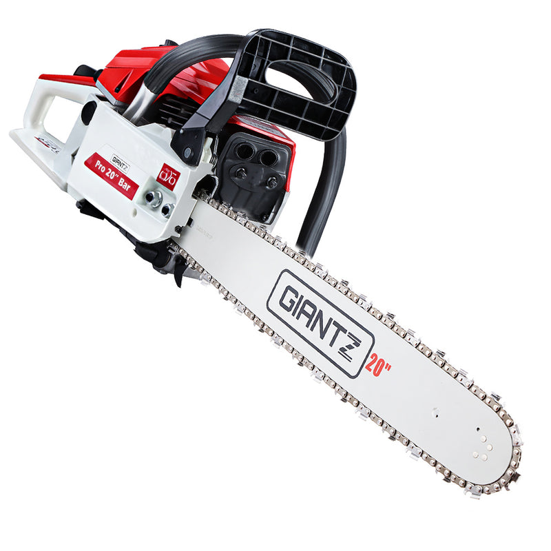 52cc petrol chainsaw 20" e-start