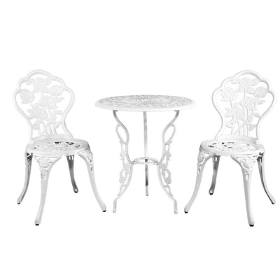outdoor bistro chairs and table set white 