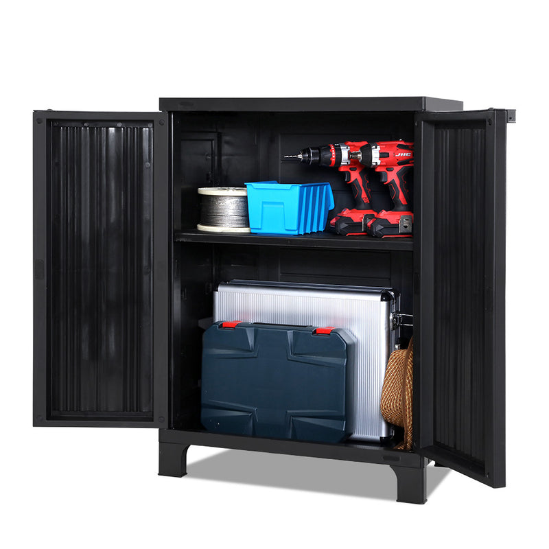 outdoor storage cabinet black 