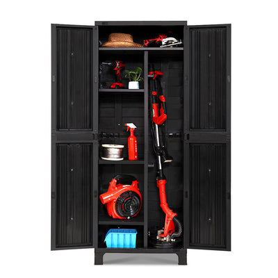 outdoor storage cabinet black 