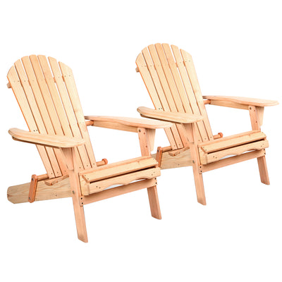 Wooden Adirondack outdoor lounge patio porch chairs 