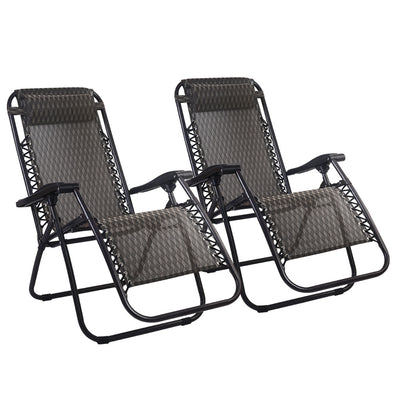 zero gravity reclining outdoor chairs grey 