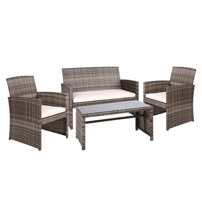 outdoor lounge setting wicker grey dining set 