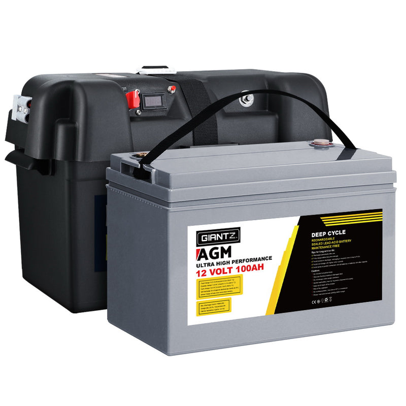 100Ah deep cycle battery box