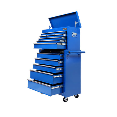 tool storage drawers on wheels blue 
