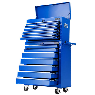 garage tool storage cabinet blue 