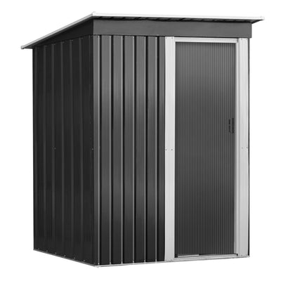 outdoor garden shed tool workshop storage black