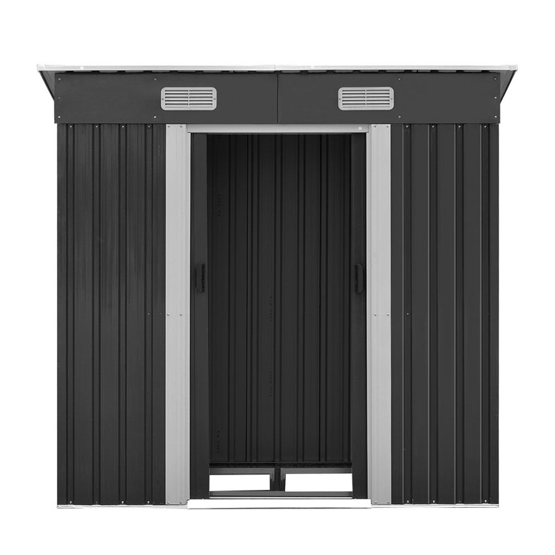 outdoor garden shed tool workshop black 