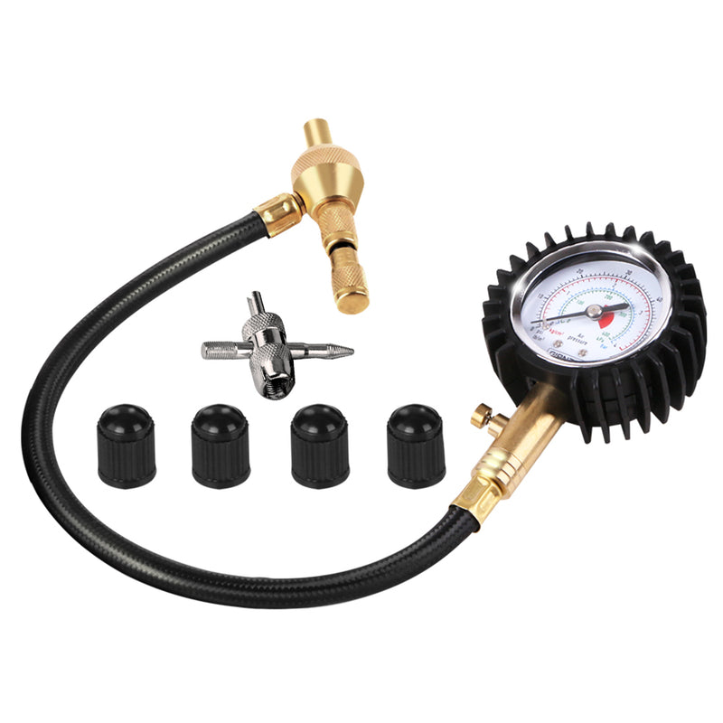 Tyre Deflater with Pressure Gauge Valve