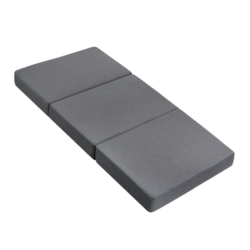 Giselle Bedding Folding Foam Portable Mattress grey