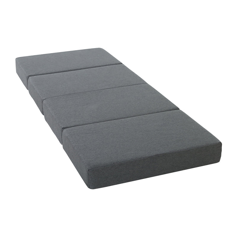 folding camping mattress grey 