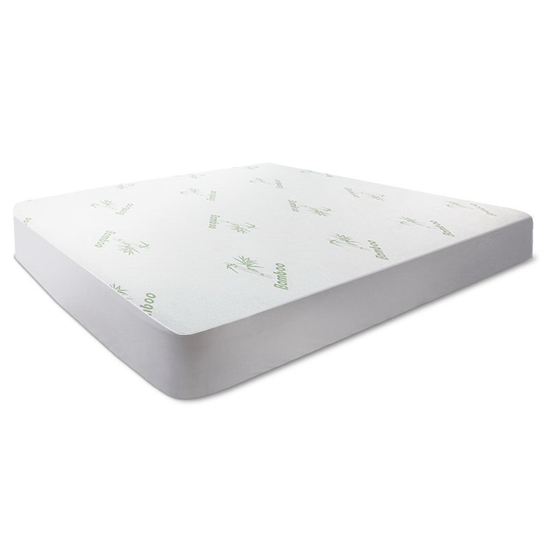 double bamboo mattress protector 