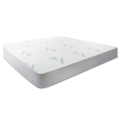 single bed bamboo mattress protector 