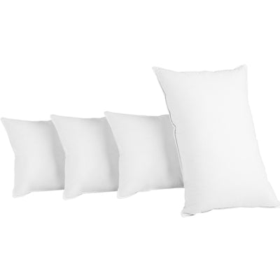 king size 4 pack pillows microfiber filling 
