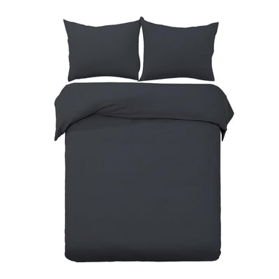 black quilt cover super king 