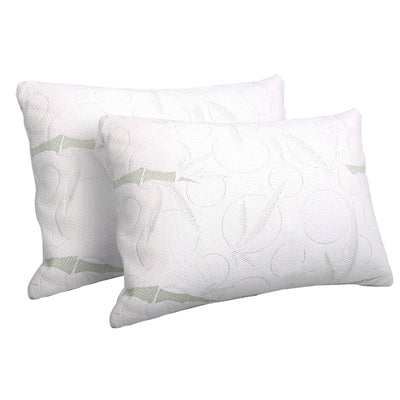 2 bamboo pillows