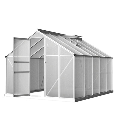 aluminium garden shed greenhouse 3 metres