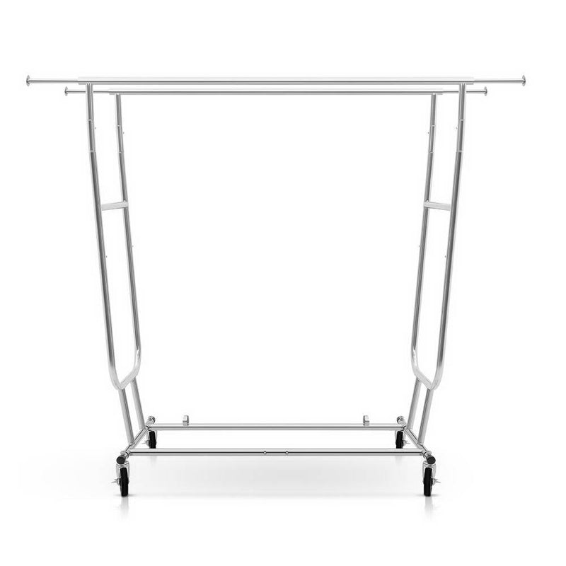 Artiss Clothes Rack Double Rail Coat Stand Adjustable Hanger