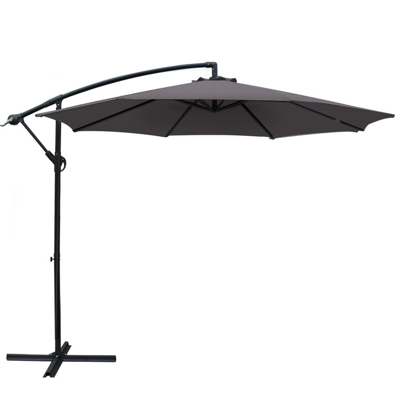 Outdoor Furniture Garden Umbrella Charcoal