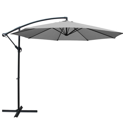 Outdoor Furniture Garden Umbrella Grey