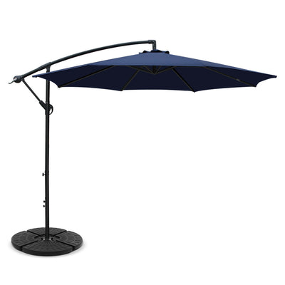 3m navy outdoor umbrella 