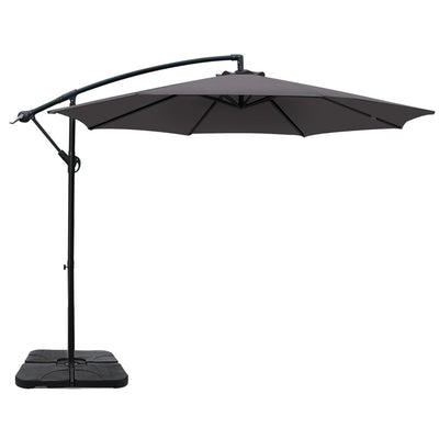 outdoor charcoal umbrella with stand 