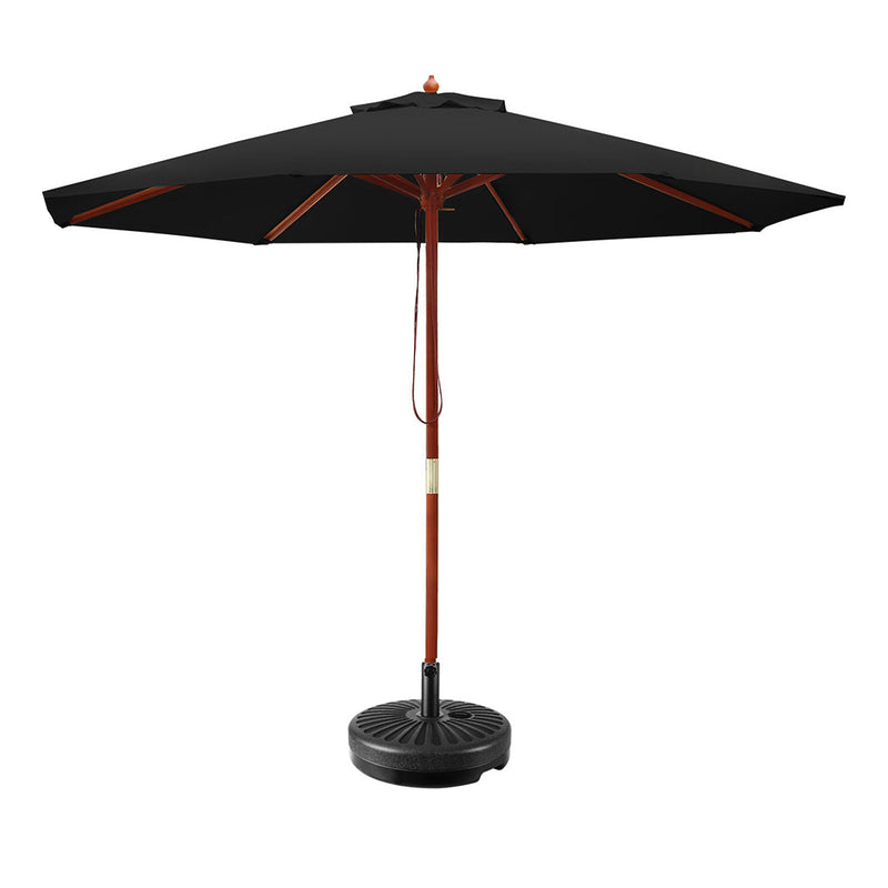 outdoor deck umbrella black 