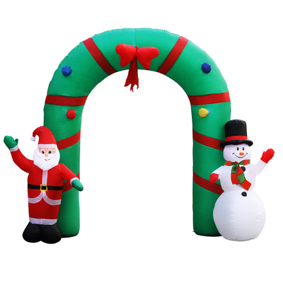 Christmas inflatable arch 2.8 metres 