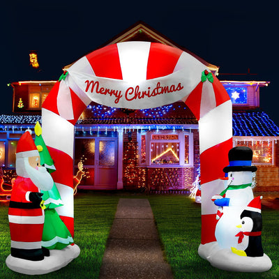 Inflatable Christmas Archway 3 Metres LED