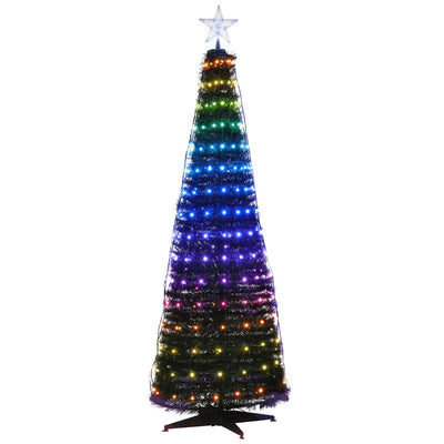 led Christmas tree 1.8m multi colour 