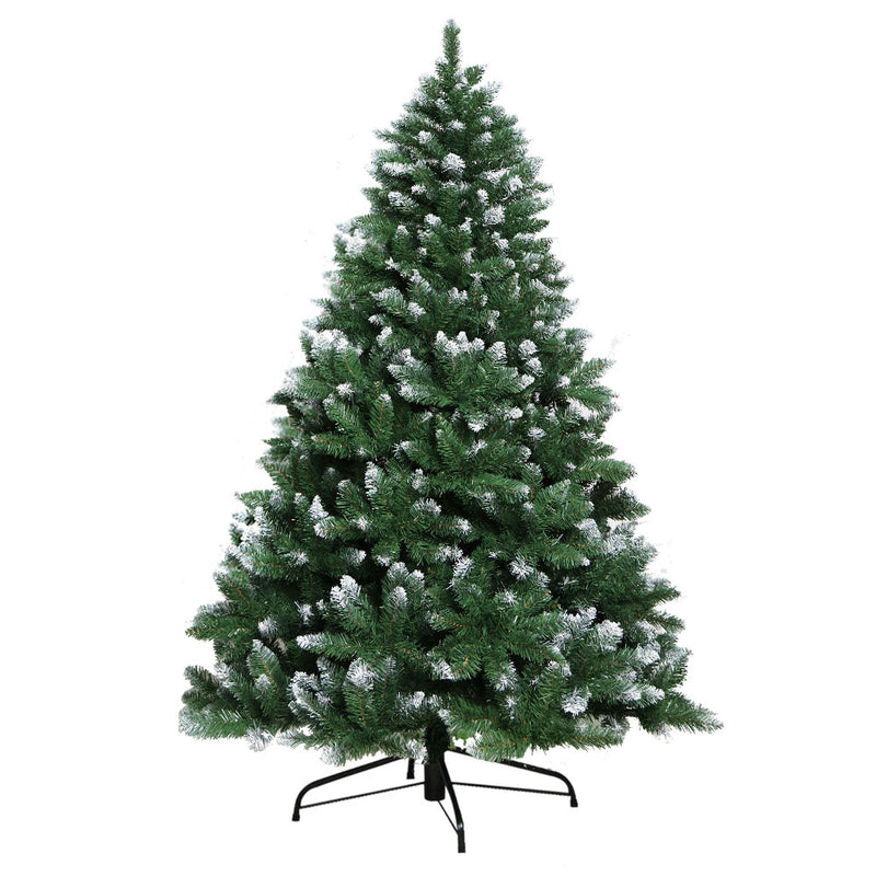 Christmas tree snowy tips 2.1 metres 