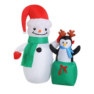 Outdoor Inflatable Christmas Snowman led 1.8m metres