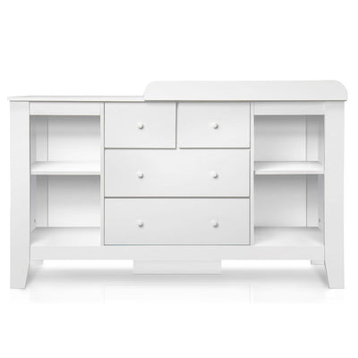 Baby Changing Table Dresser Cabinet Storage White 