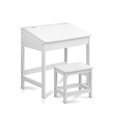 kids drawing and writing table and chair set white 