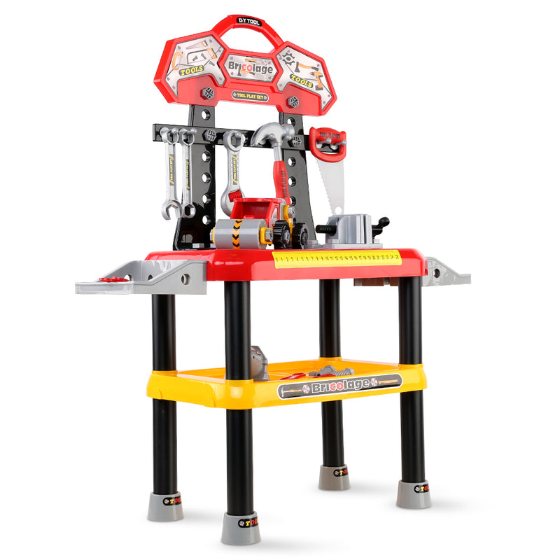 Kids Workbench Play Set Red