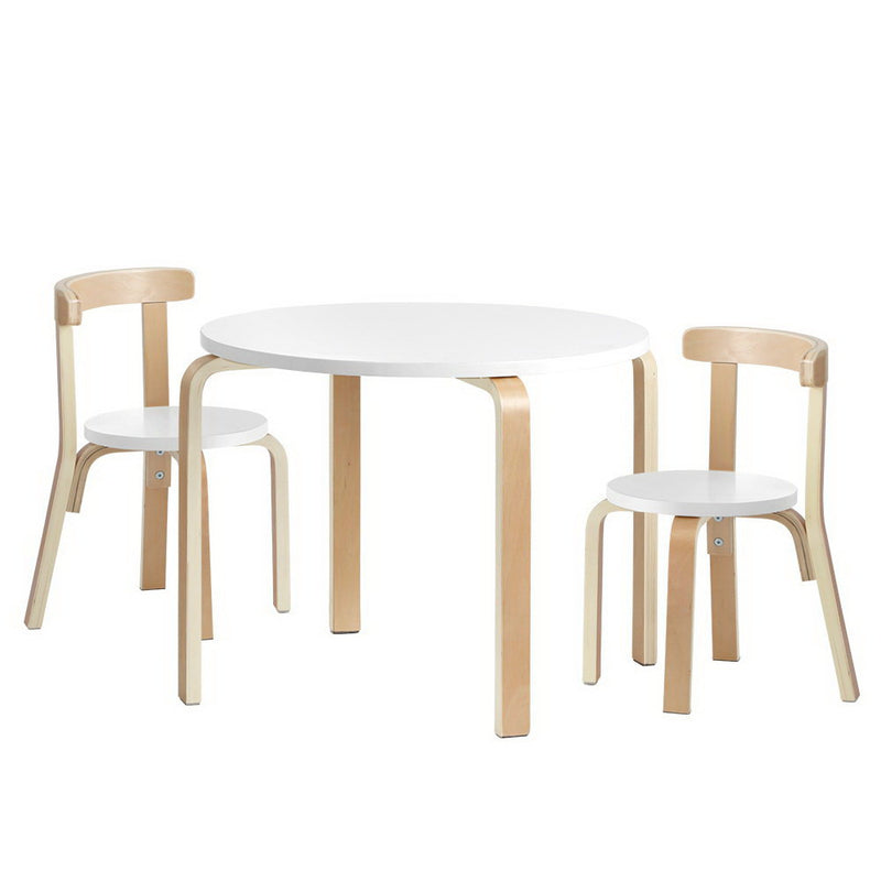 Nordic kids chair and table set 