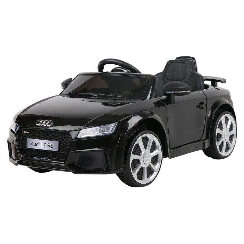 Kids Electric Ride On Car Audi Licensed TTRS Toy Cars Remote 12V Battery Black